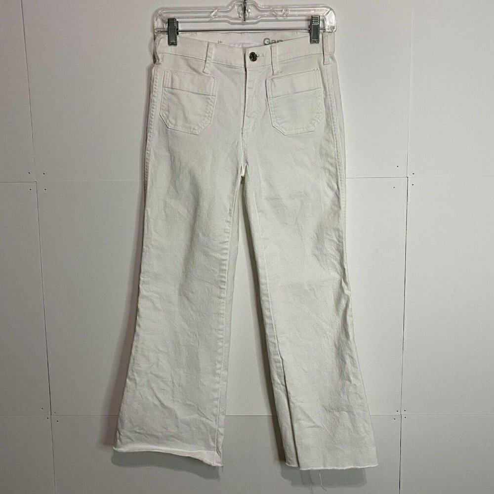 Gap Denim Sz 00 (27x25) White Denim Jeans